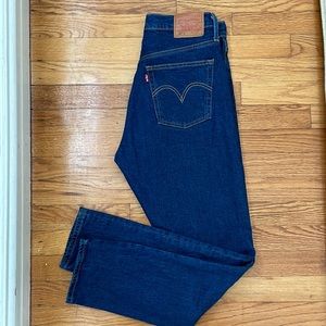 Levi’s premium 501s brand new jeans in dark denim